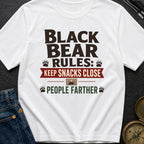Snacks Close People Farther - T-Shirt