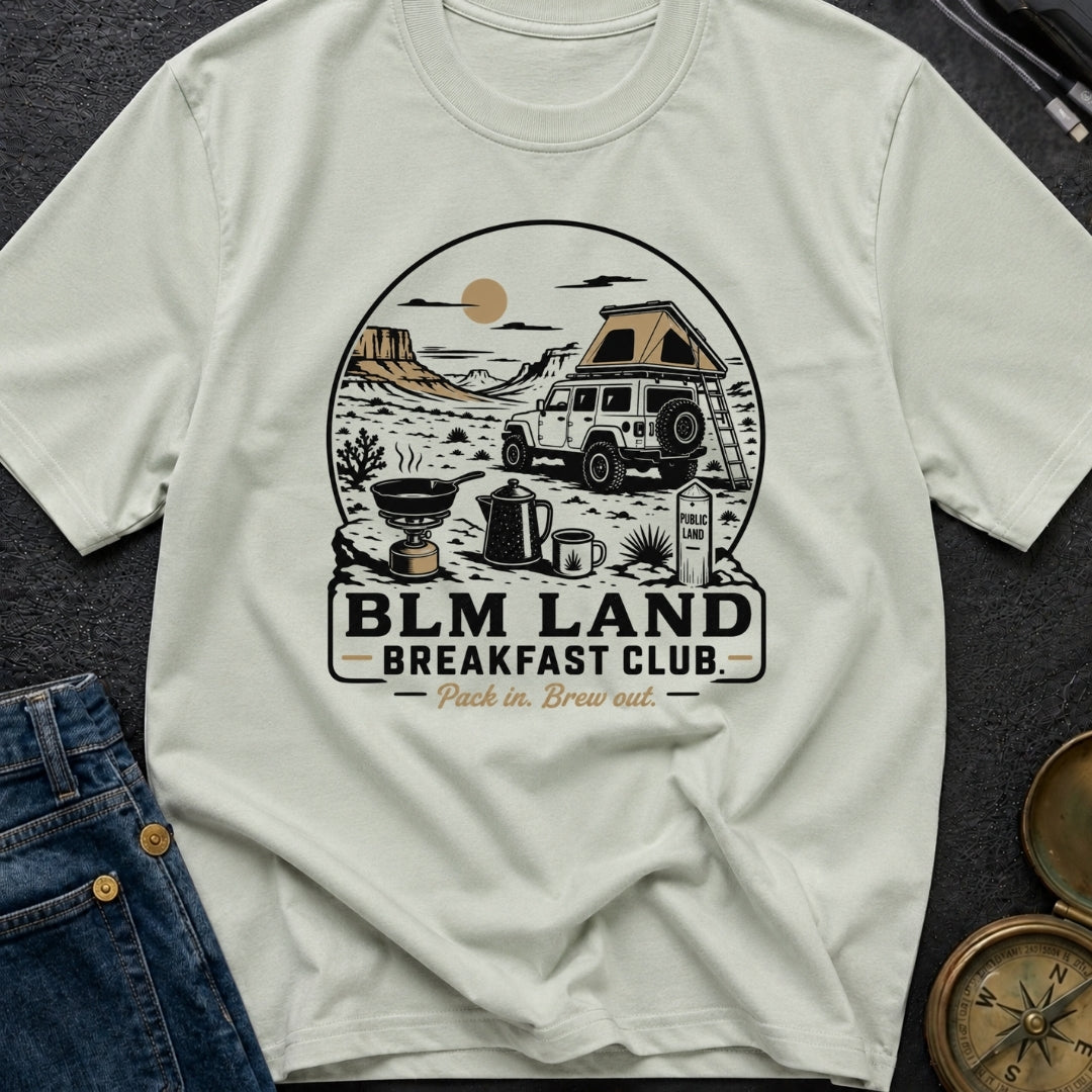 Blm Land Breakfast Club - T-Shirt