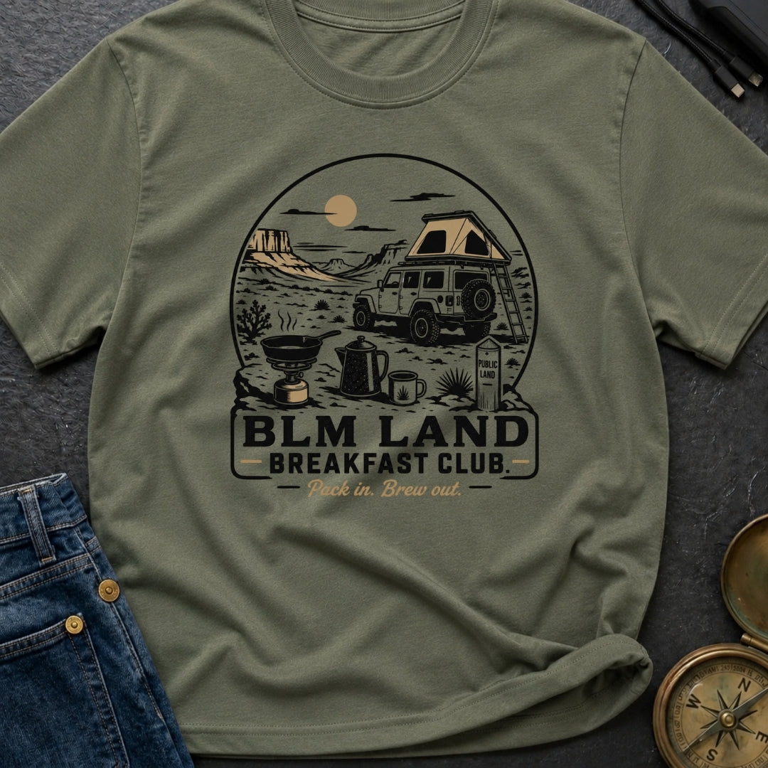 Blm Land Breakfast Club - T-Shirt