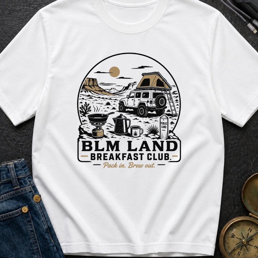 Blm Land Breakfast Club - T-Shirt