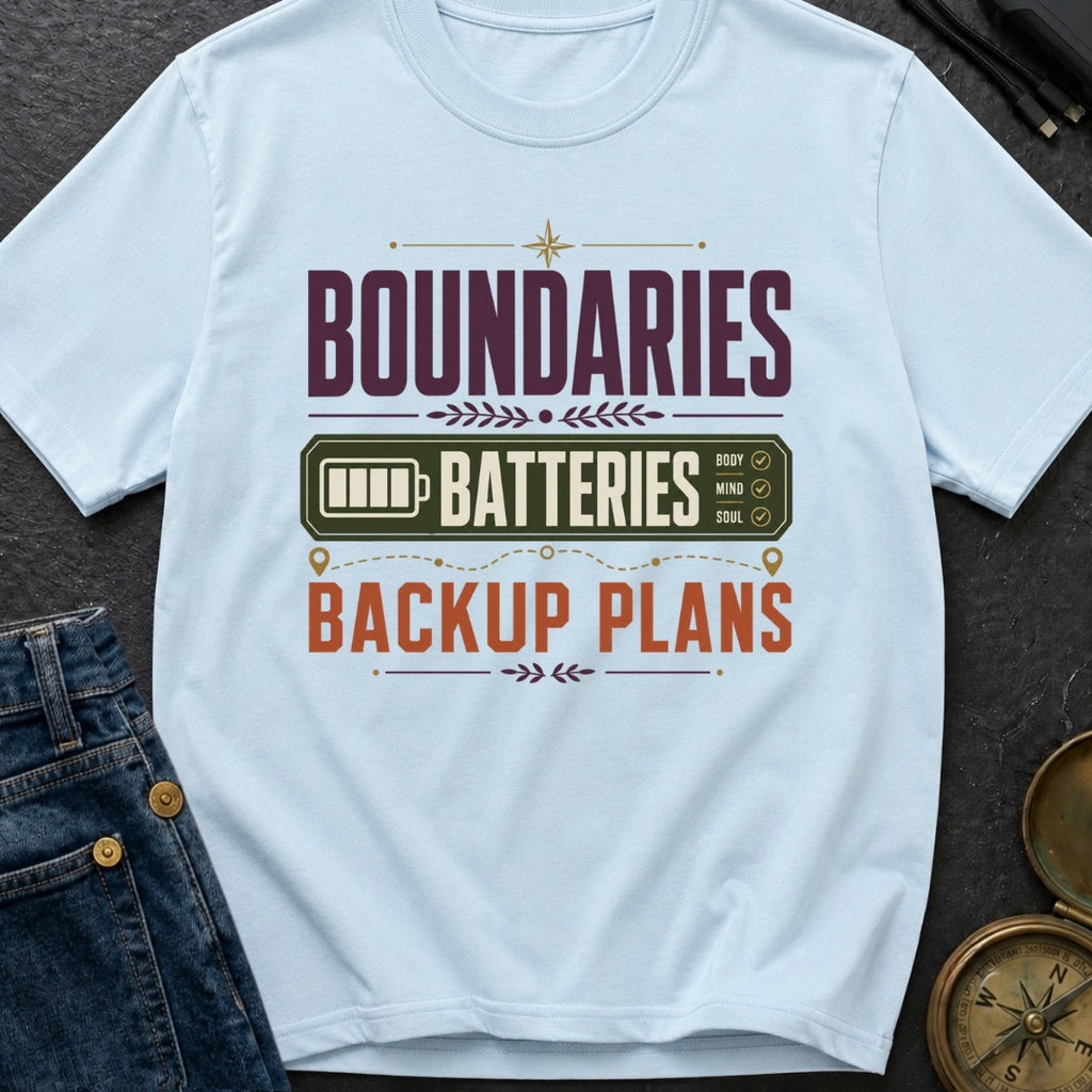 Boundaries And Batteries - T-Shirt