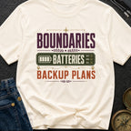 Boundaries And Batteries - T-Shirt