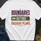 Boundaries And Batteries - T-Shirt