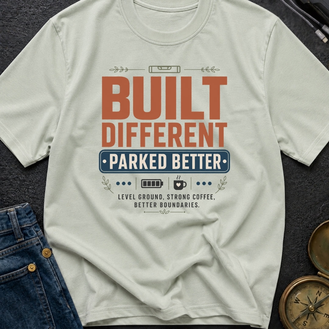 Built Different Parked Better - T-Shirt