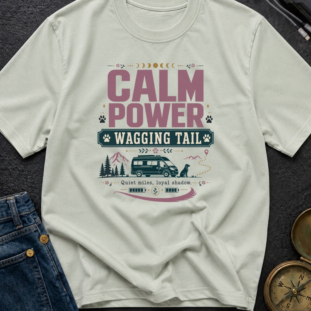 Powered By Wagging Tails - T-Shirt