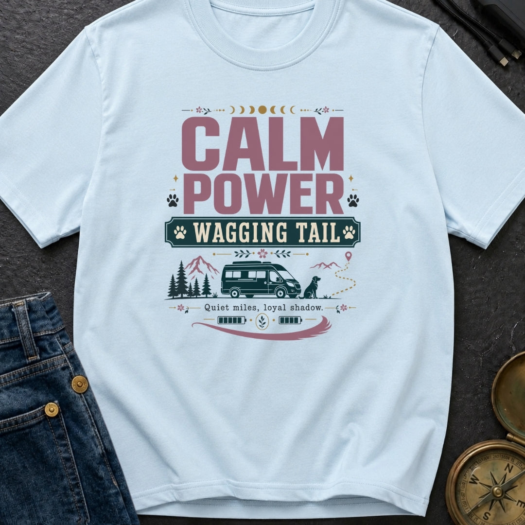 Powered By Wagging Tails - T-Shirt