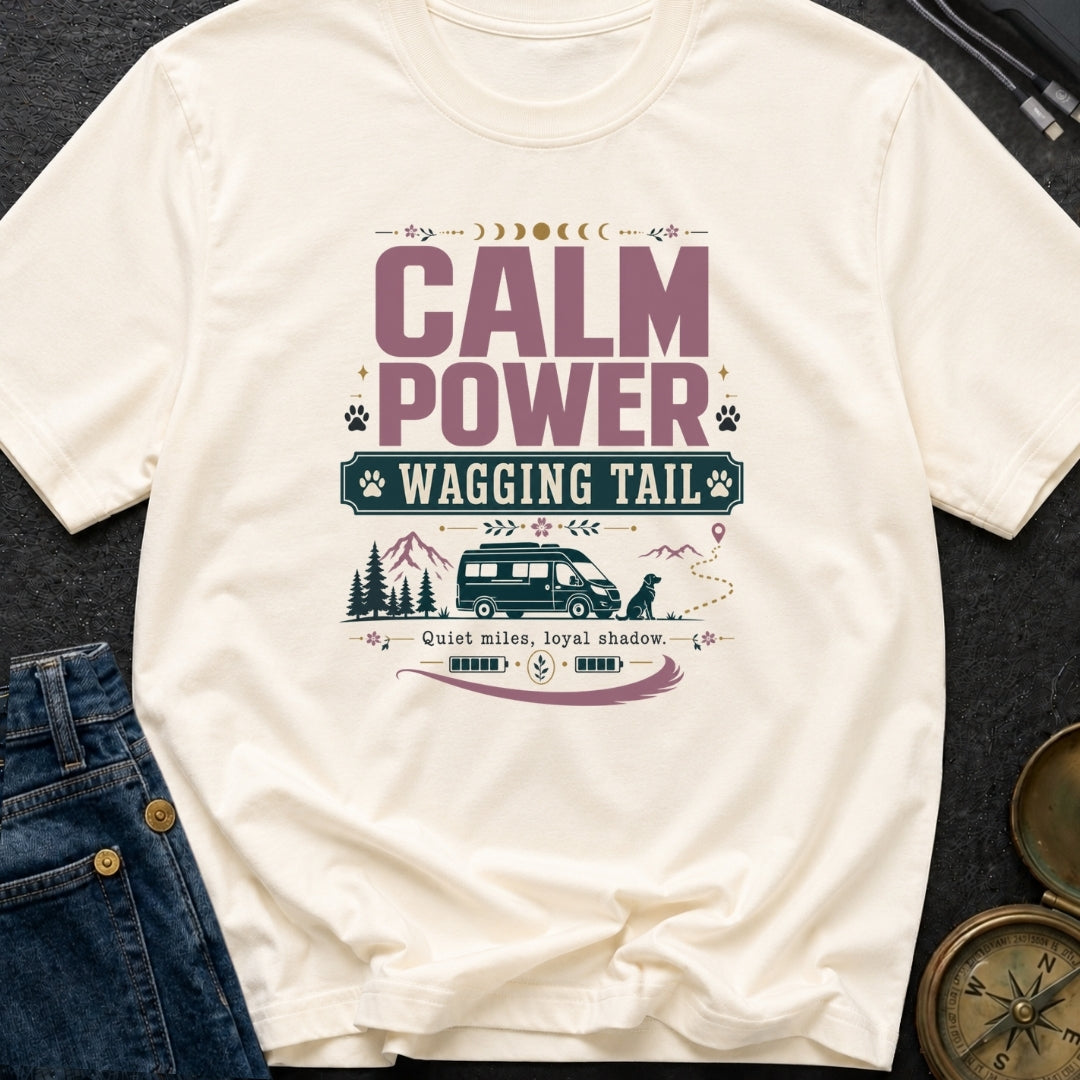 Powered By Wagging Tails - T-Shirt