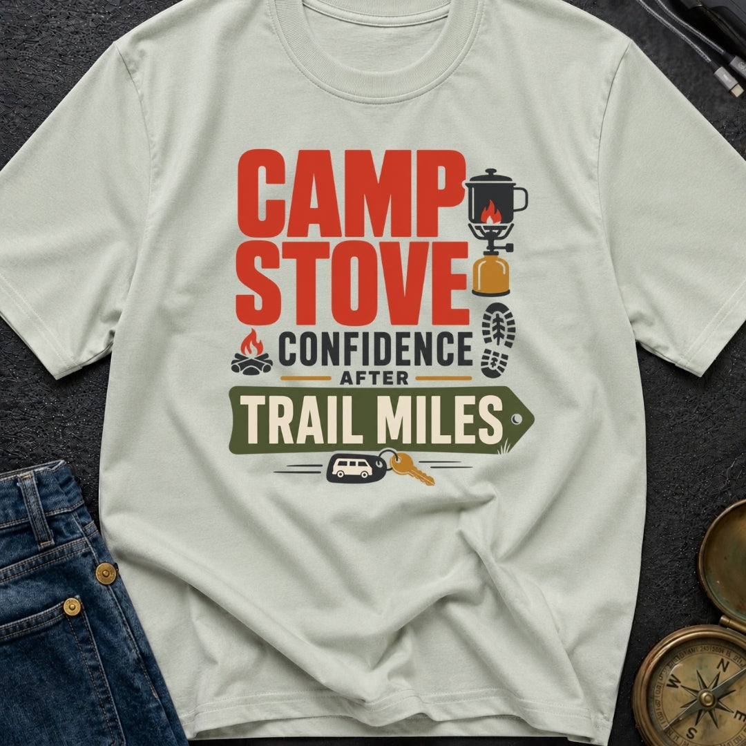 Camp Stove Confidence - T-Shirt