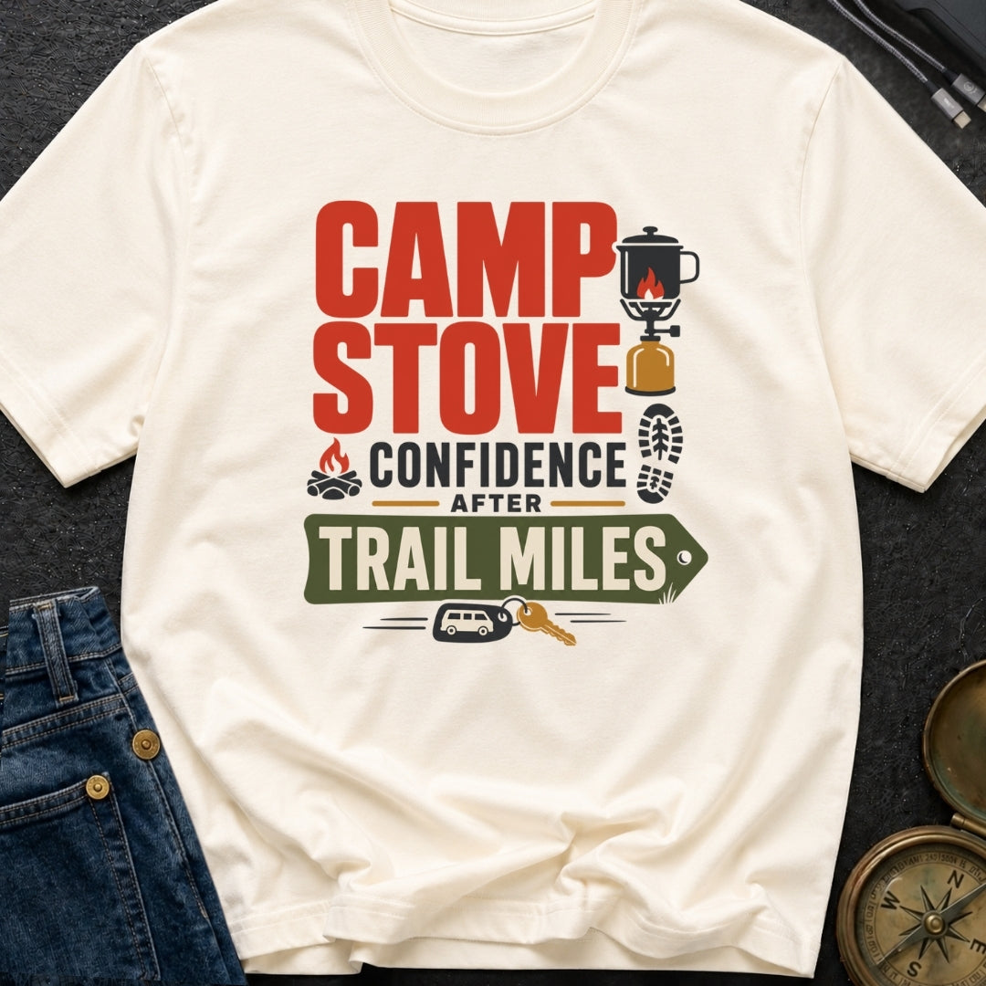 Camp Stove Confidence - T-Shirt