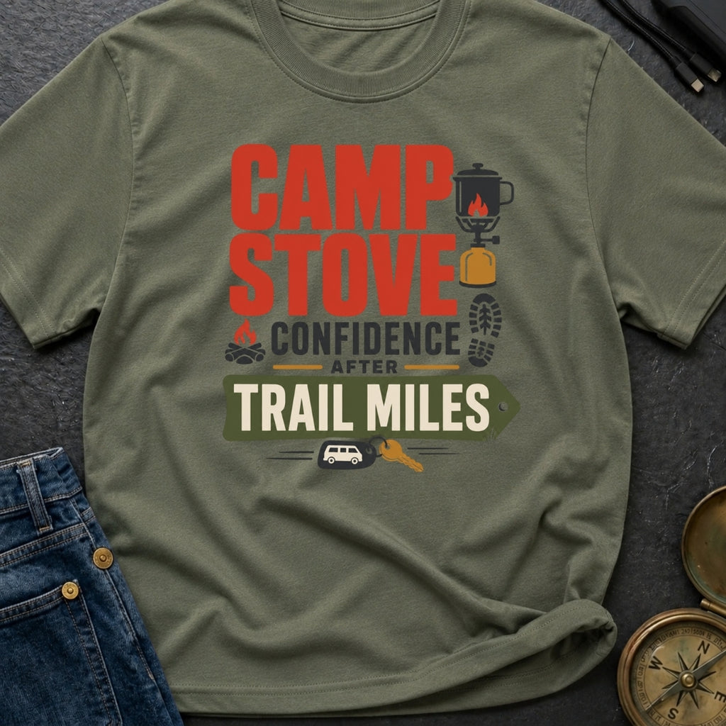 Camp Stove Confidence - T-Shirt