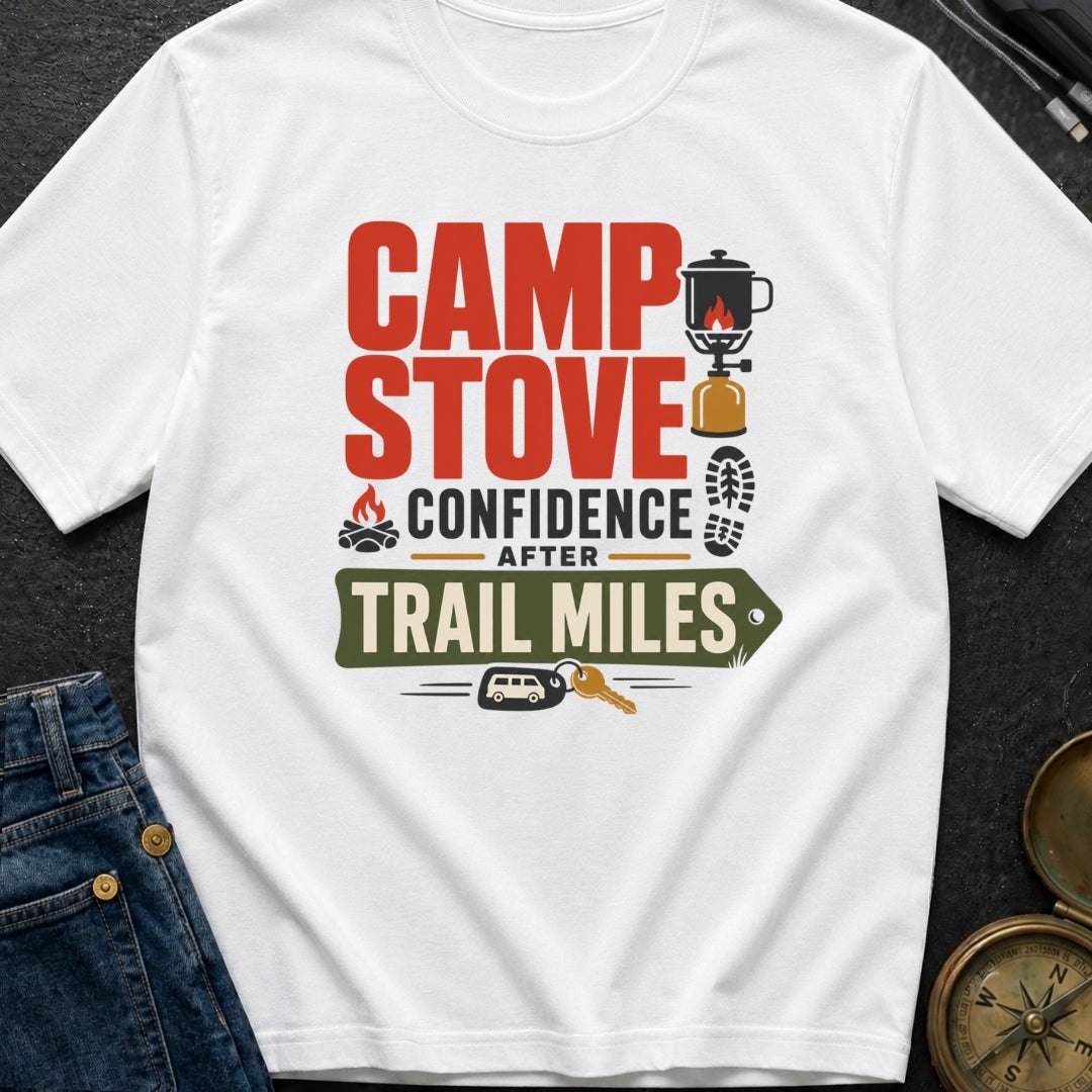 Camp Stove Confidence - T-Shirt