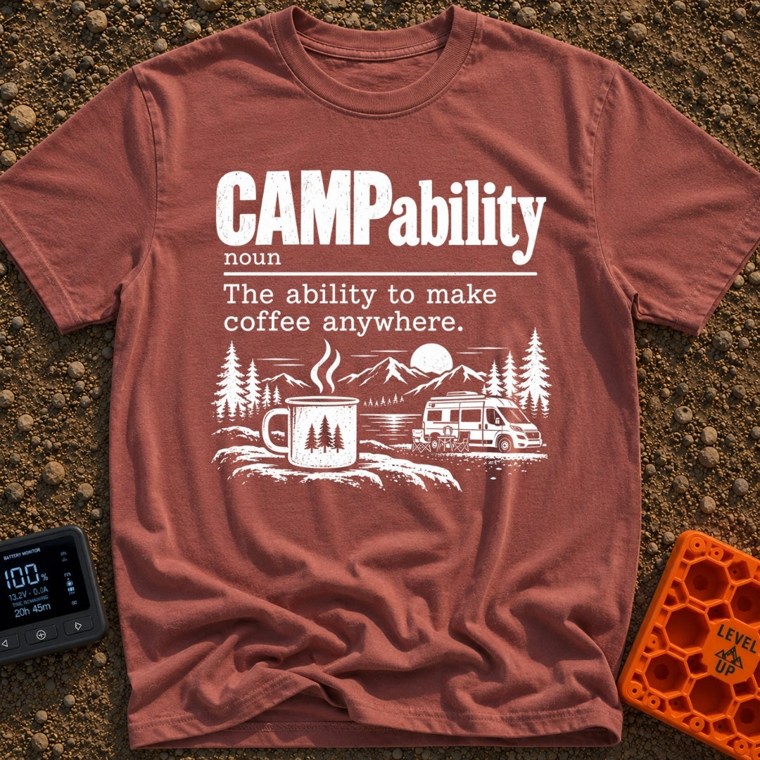 Campability Is Coffee - T-Shirt