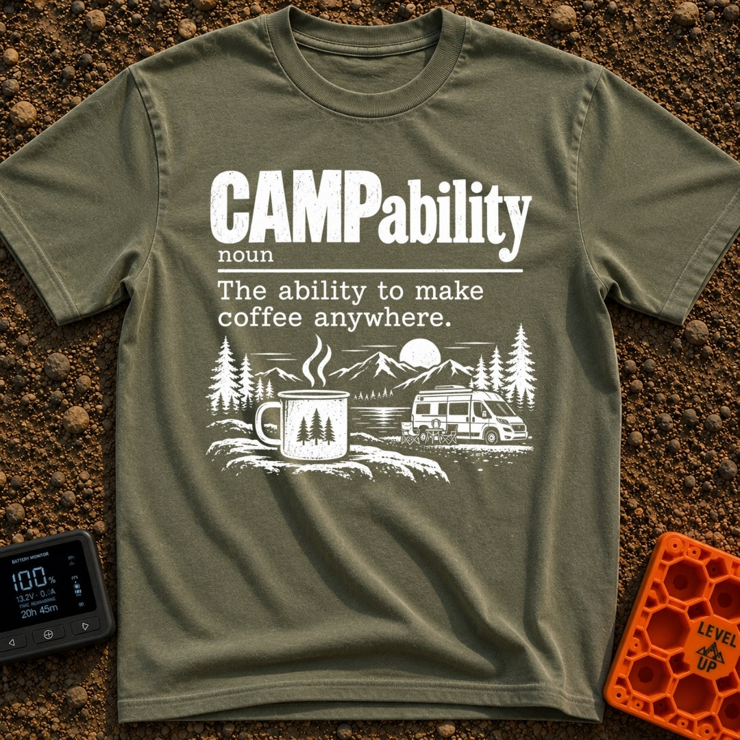 Campability Is Coffee - T-Shirt
