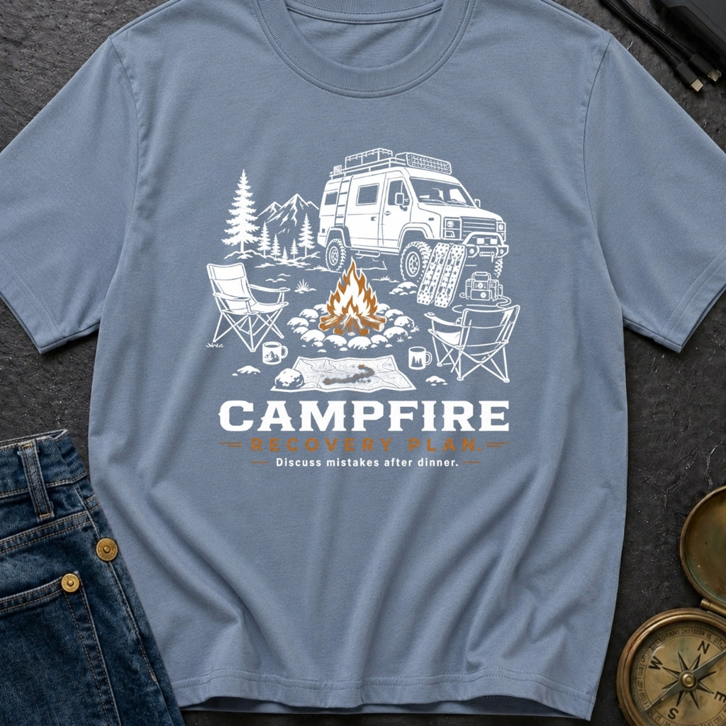 Campfire Recovery Plan - T-Shirt