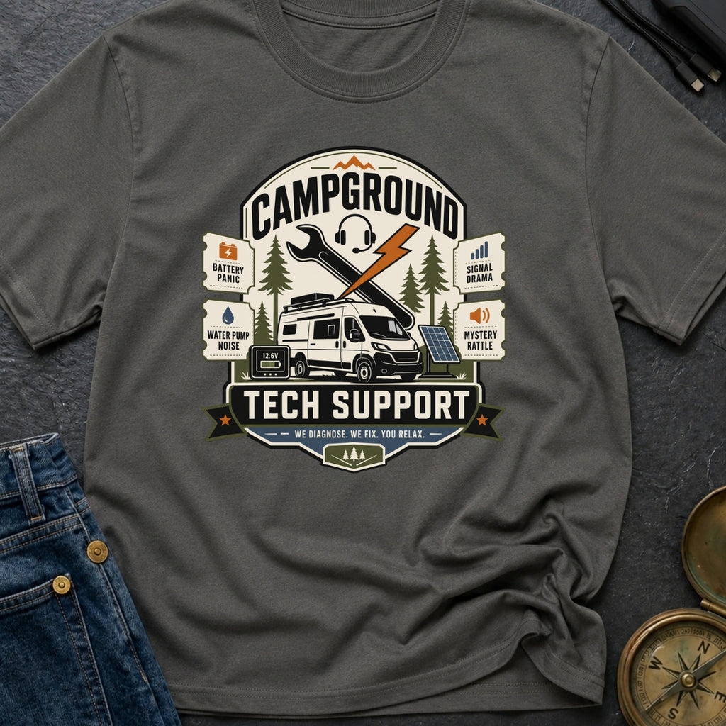 Campground Help Desk - T-Shirt
