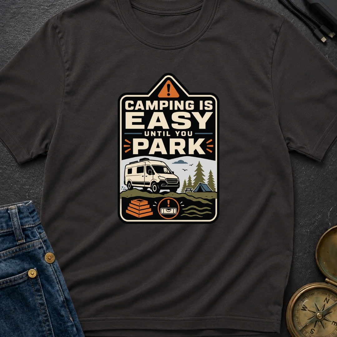 Easy Until You Park - T-Shirt