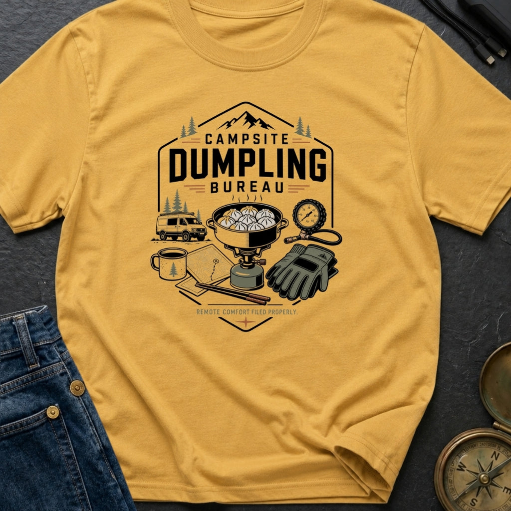 Campsite Dumpling Bureau - T-Shirt