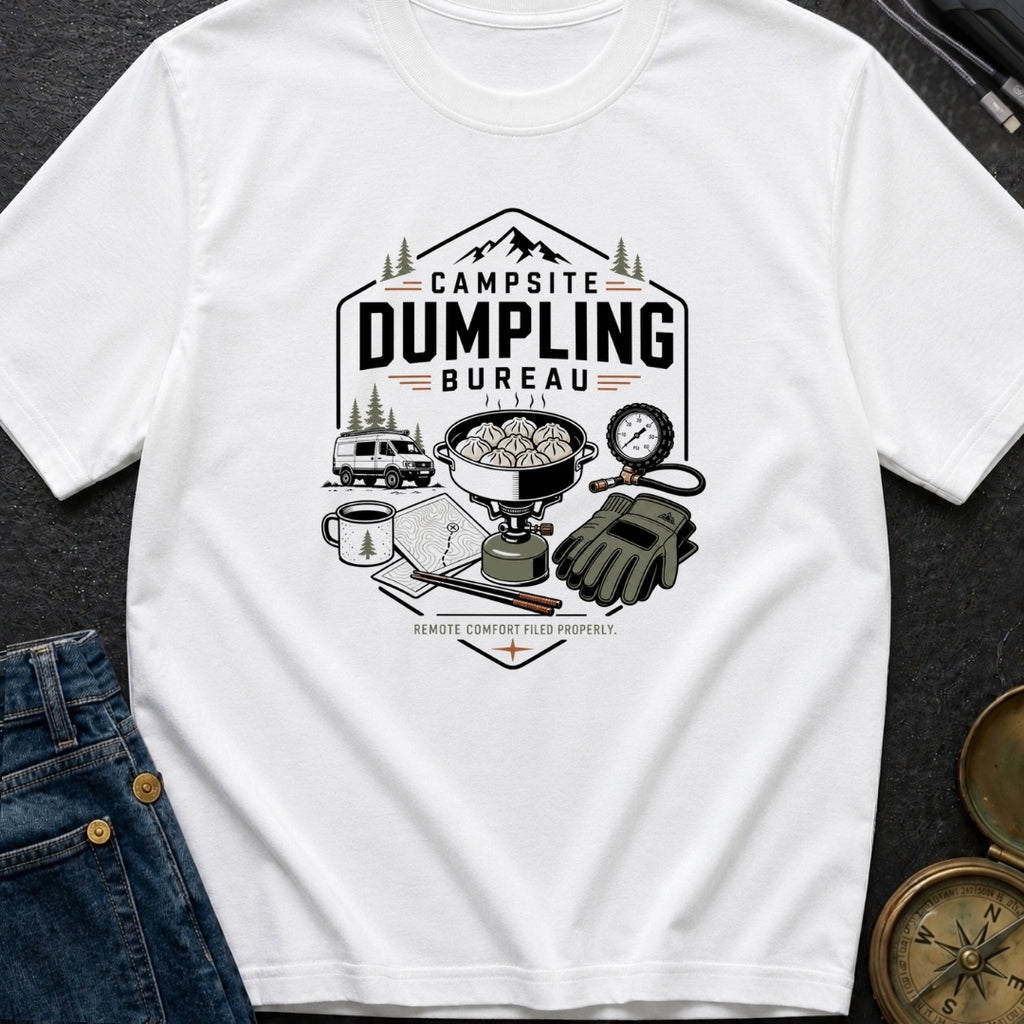 Campsite Dumpling Bureau - T-Shirt