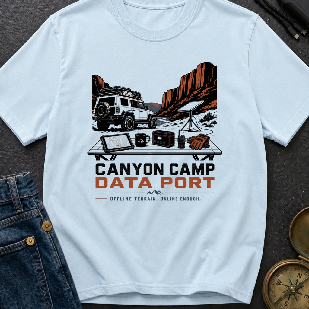 Canyon Camp Data Port - T-Shirt
