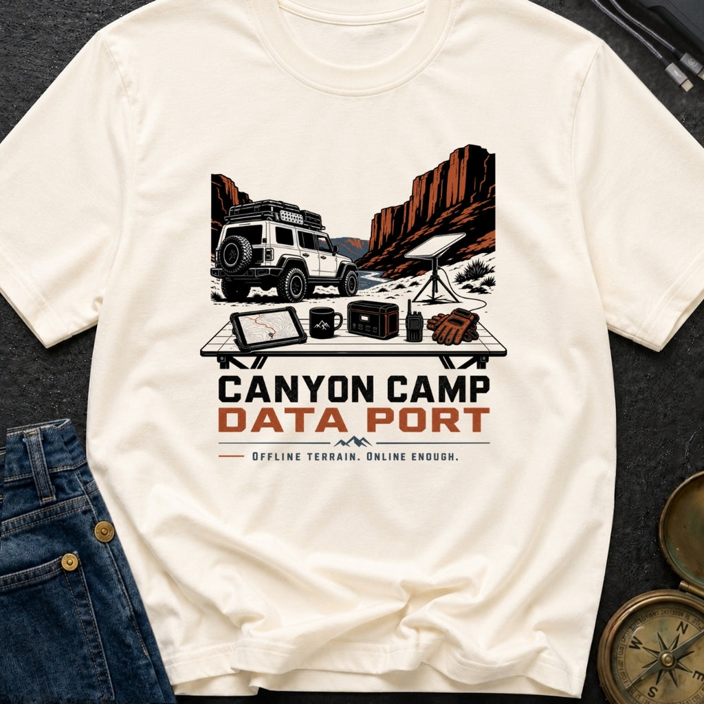 Canyon Camp Data Port - T-Shirt