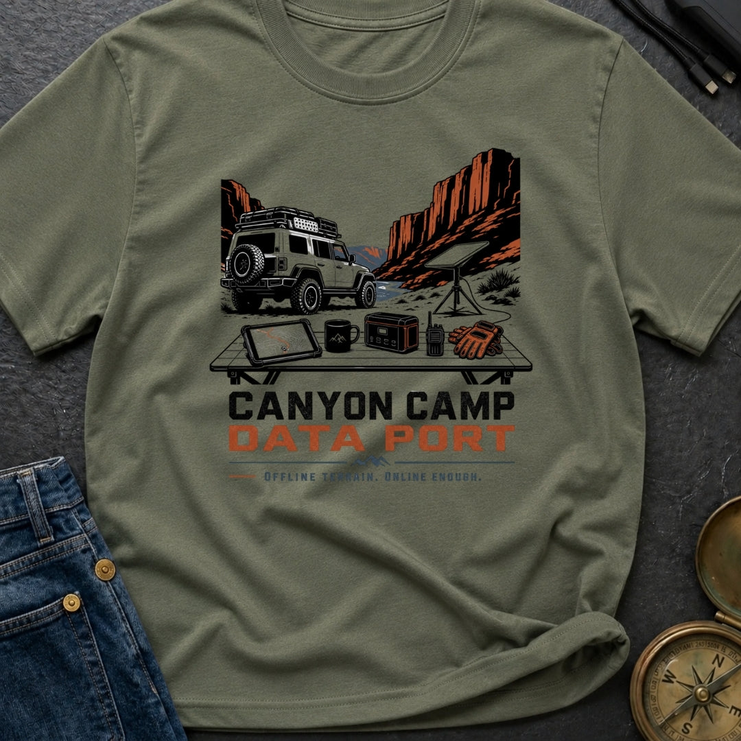Canyon Camp Data Port - T-Shirt
