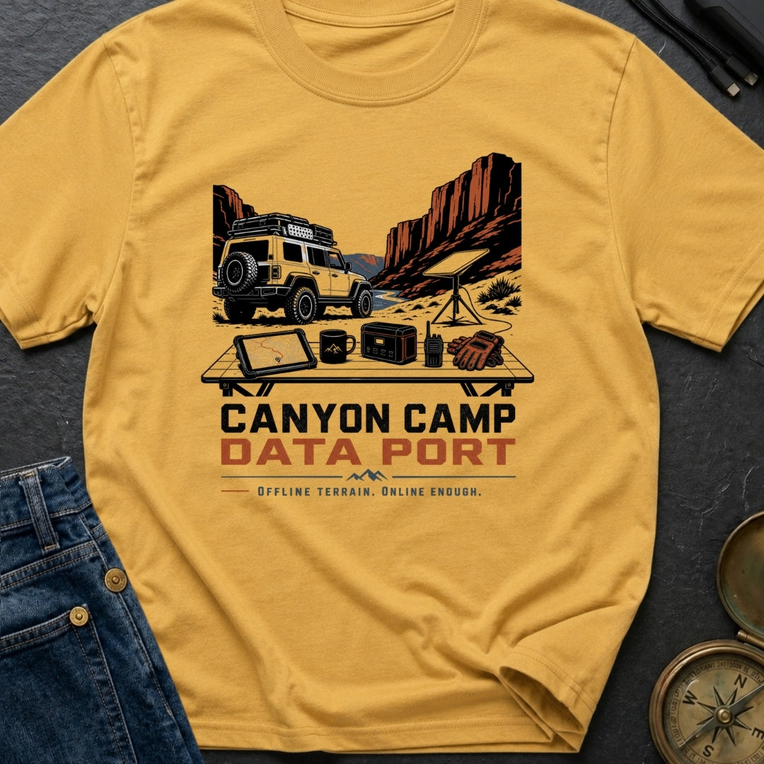 Canyon Camp Data Port - T-Shirt