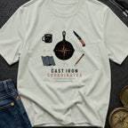 Cast Iron Coordinates - T-Shirt