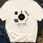 Cast Iron Coordinates - T-Shirt