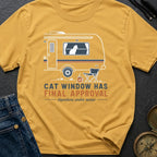 Cat Window Has Final Approval - T-Shirt