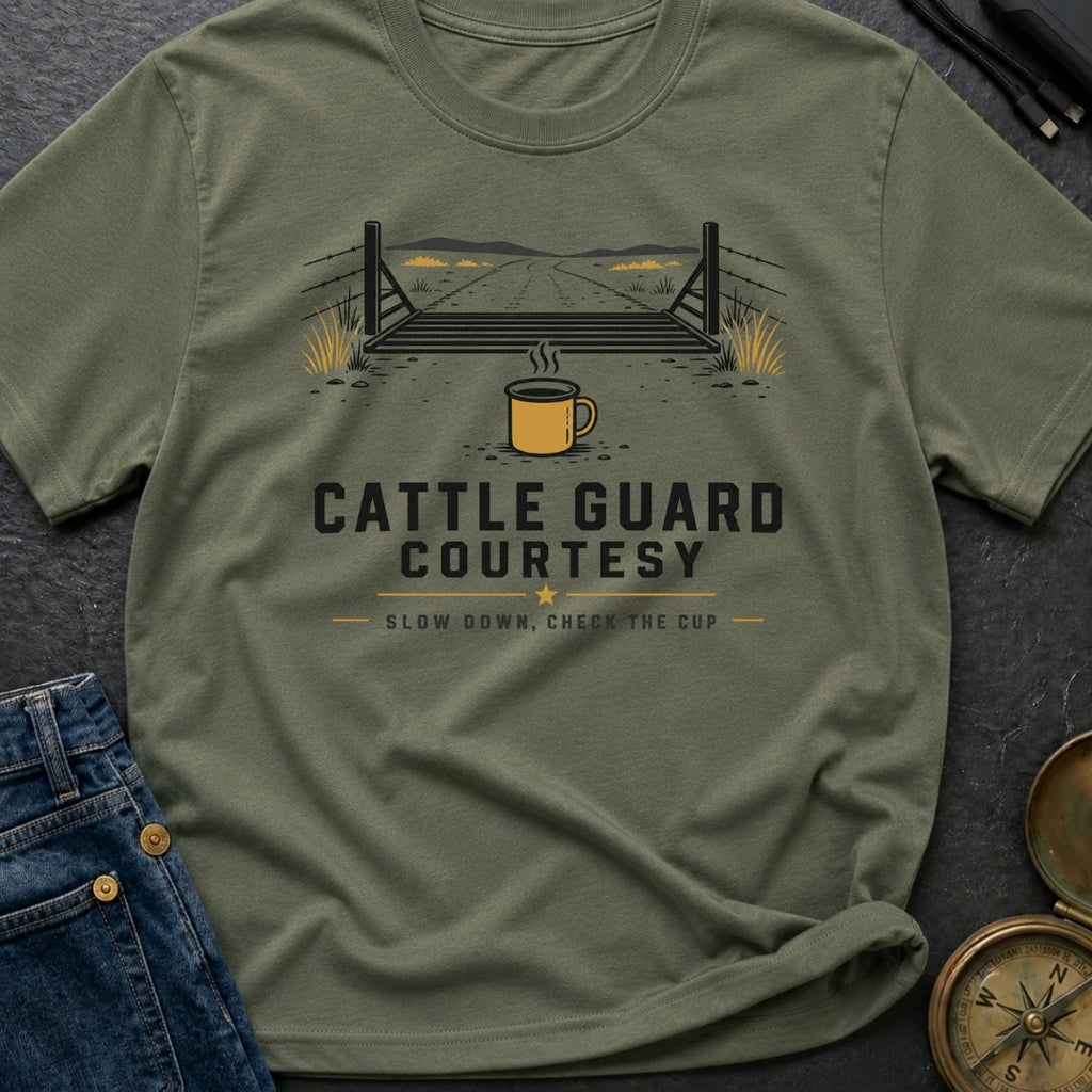 Cattle Guard Courtesy - T-Shirt