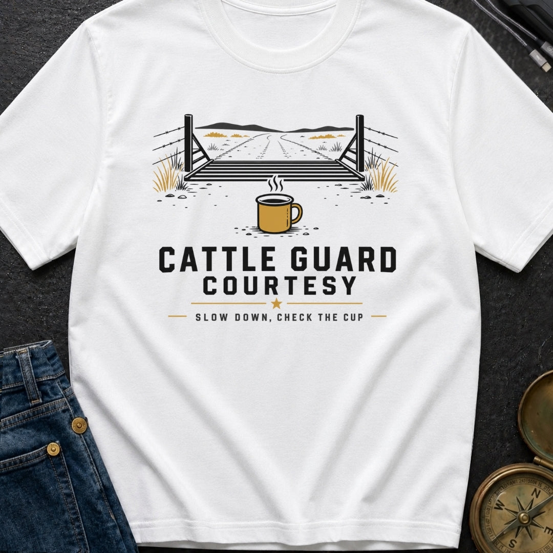 Cattle Guard Courtesy - T-Shirt