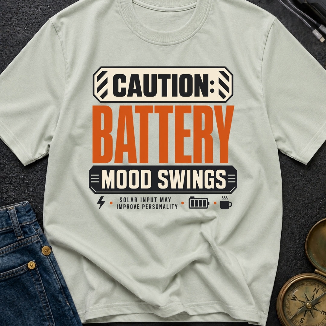 Battery Mood Alert - T-Shirt
