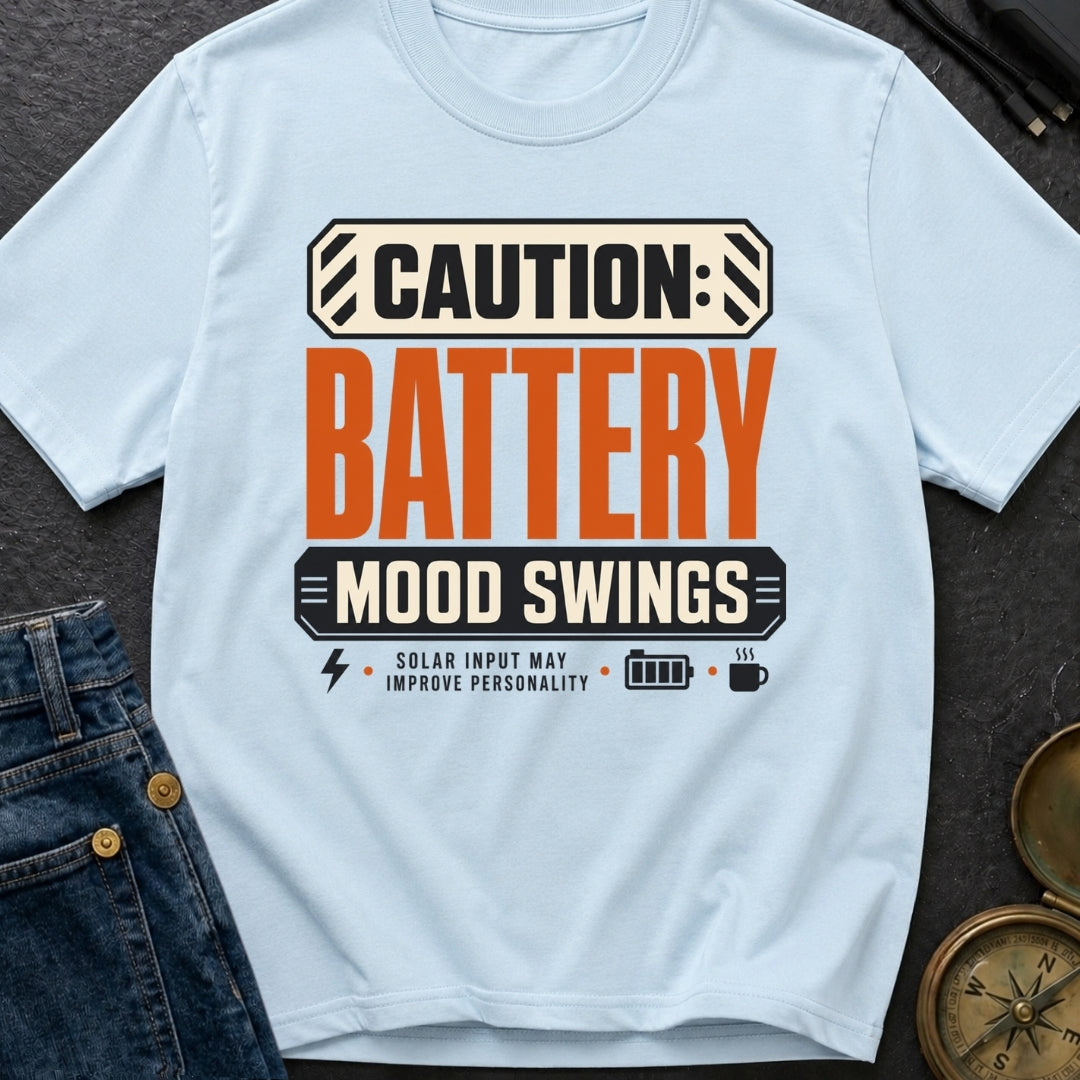 Battery Mood Alert - T-Shirt