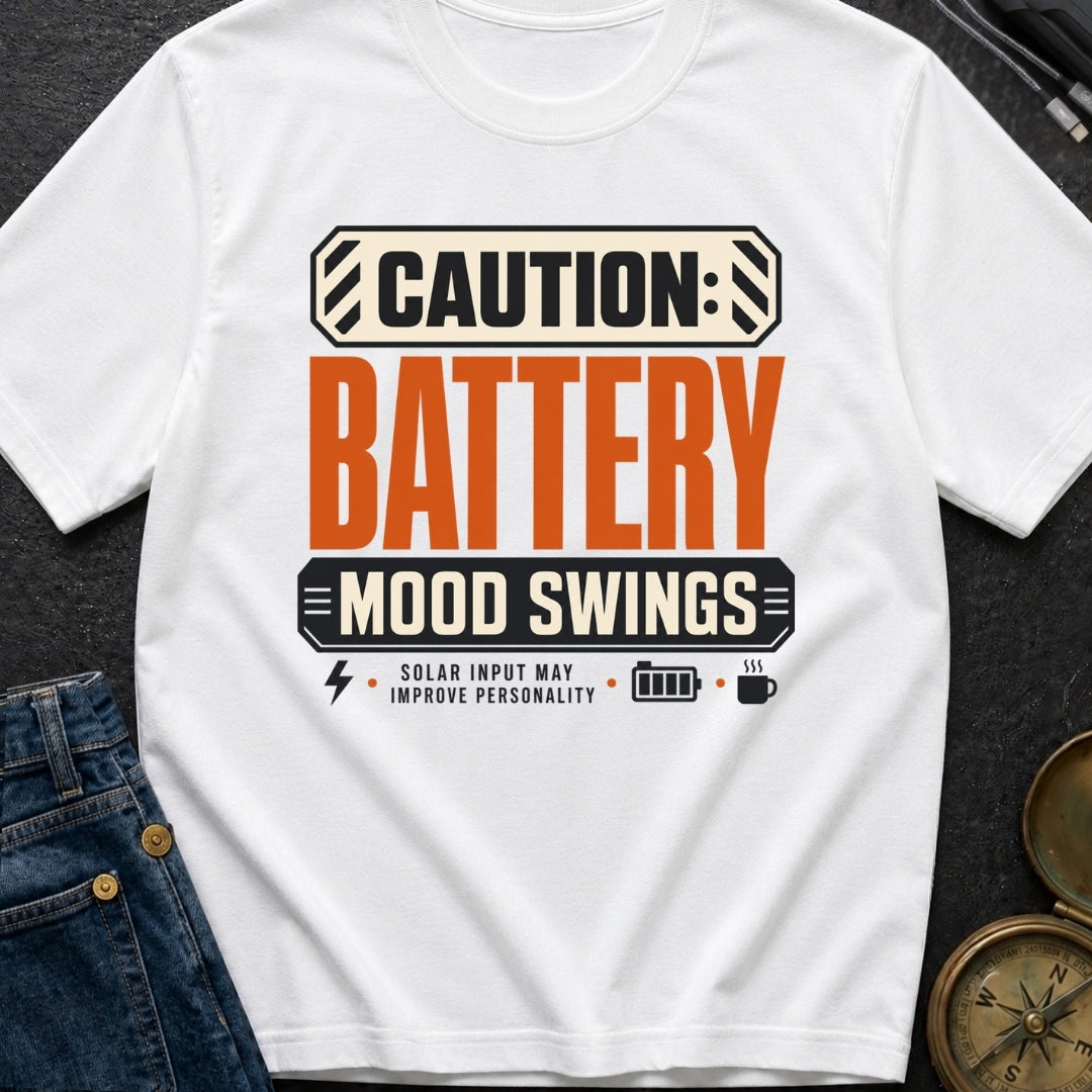 Battery Mood Alert - T-Shirt