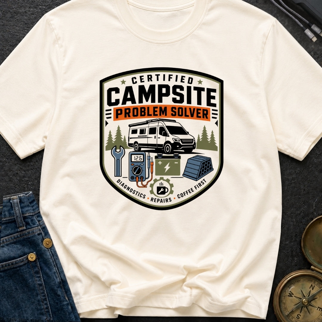 Campsite Crisis Wrangler - T-Shirt