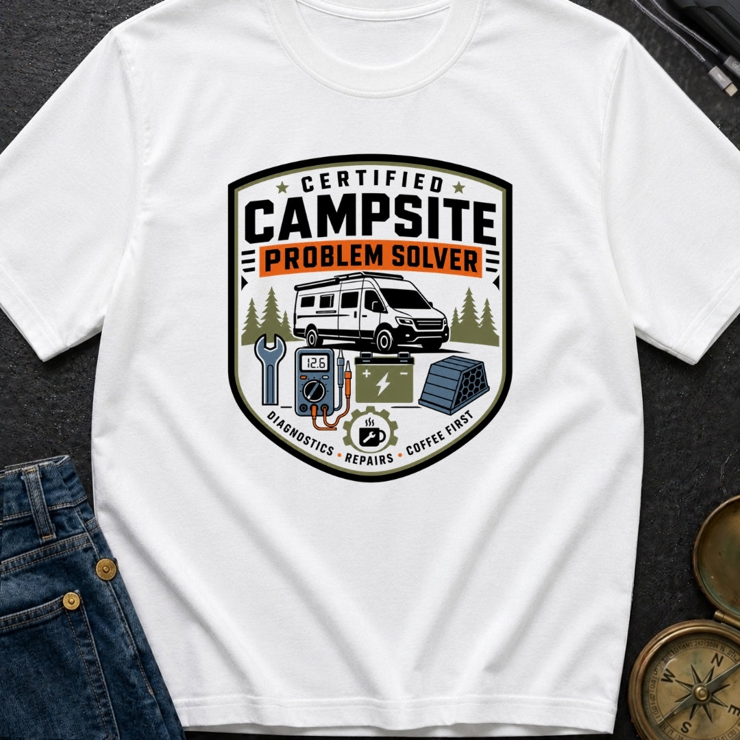 Campsite Crisis Wrangler - T-Shirt