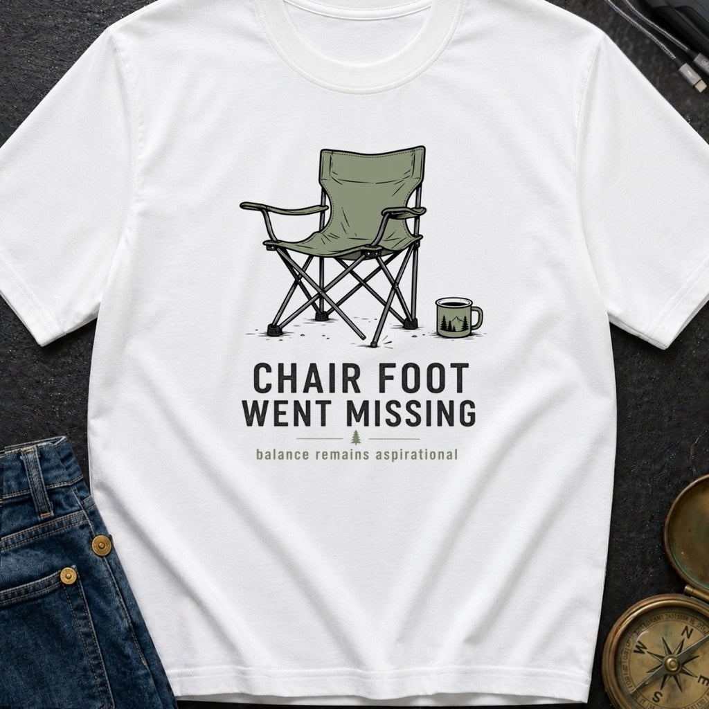 Chair Foot Went Missing - T-Shirt