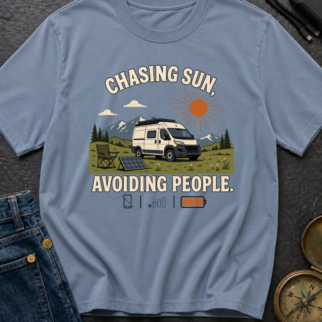 More Sun Fewer People - T-Shirt