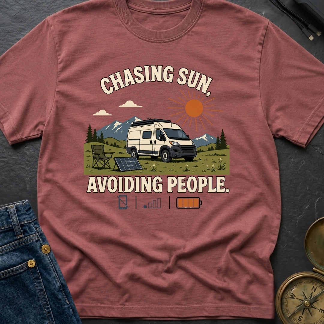 More Sun Fewer People - T-Shirt