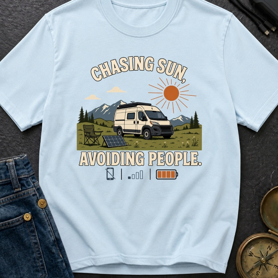 More Sun Fewer People - T-Shirt