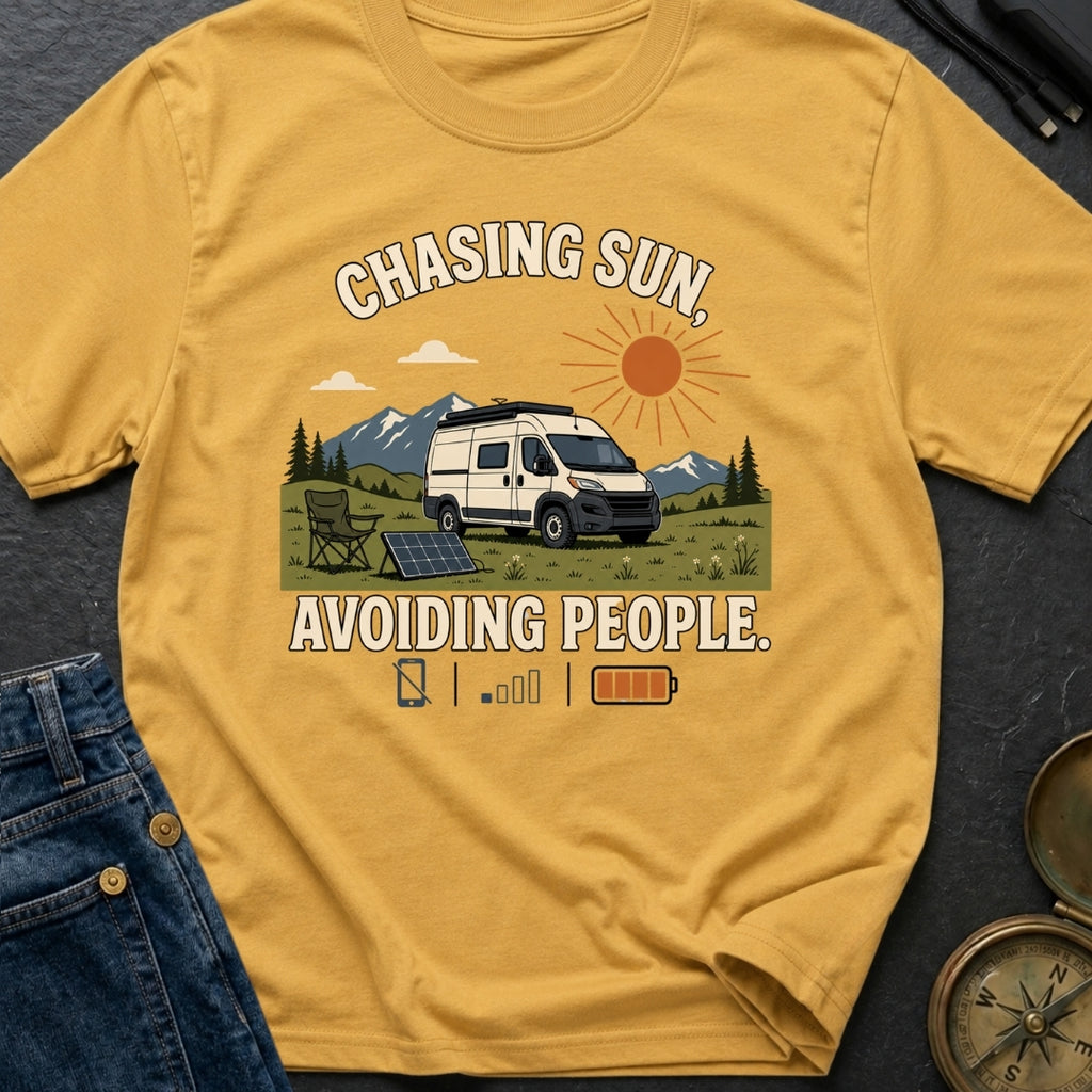 More Sun Fewer People - T-Shirt