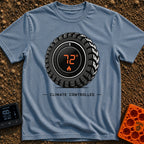 Keep It Seventy Two - T-Shirt in Blue Jean - A graphic of a rugged off-road tire featuring a digital round thermostat...
