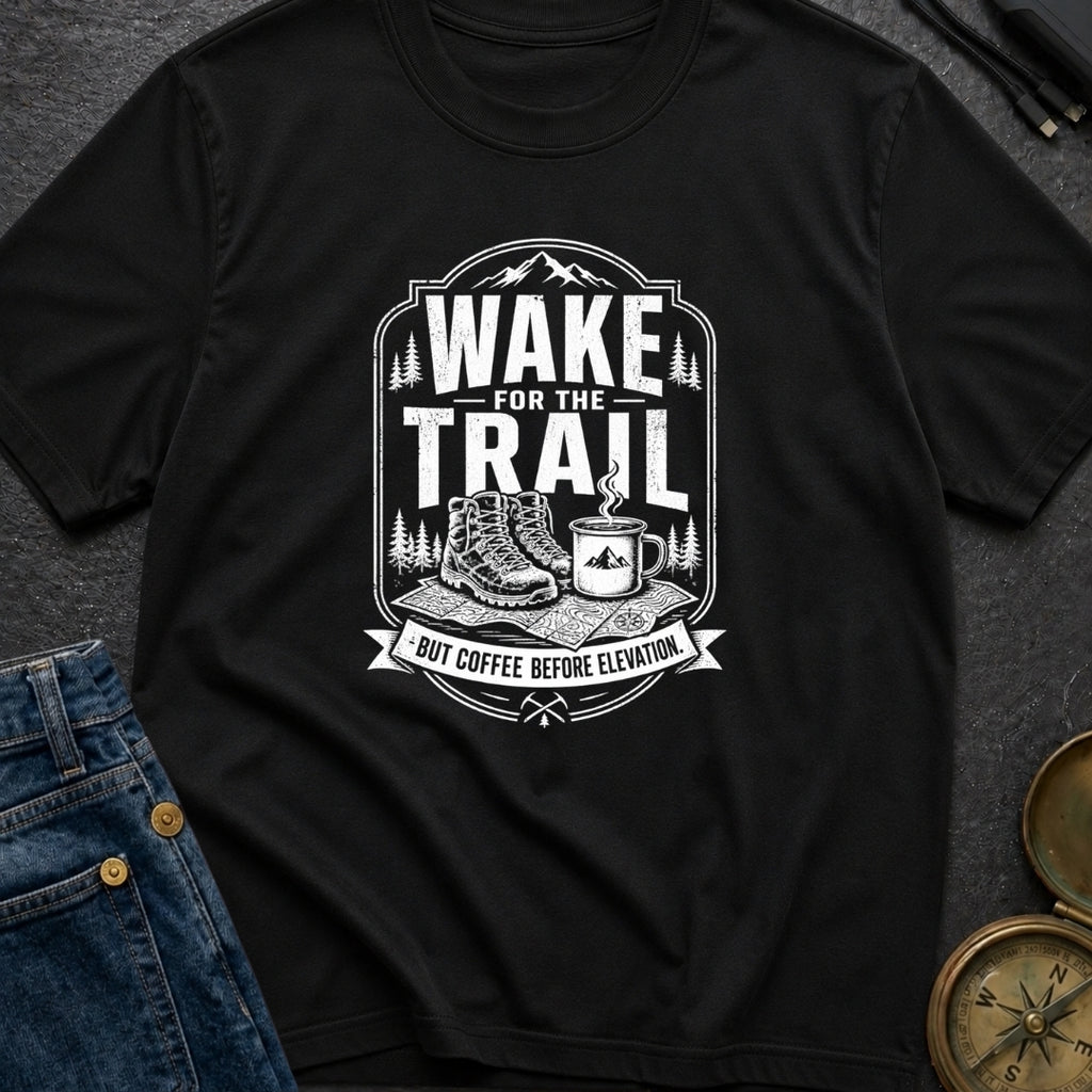 Coffee Before Climb - T-Shirt