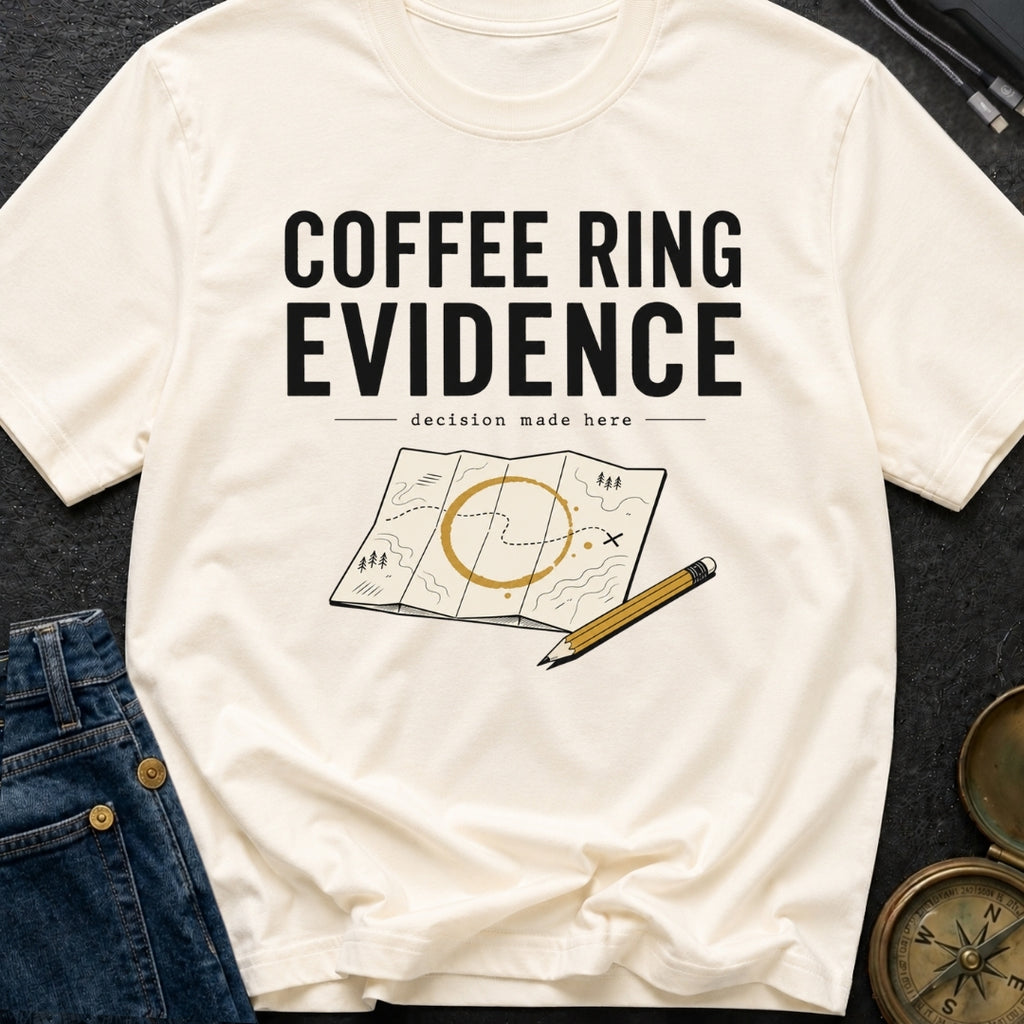 Coffee Ring Evidence - T-Shirt