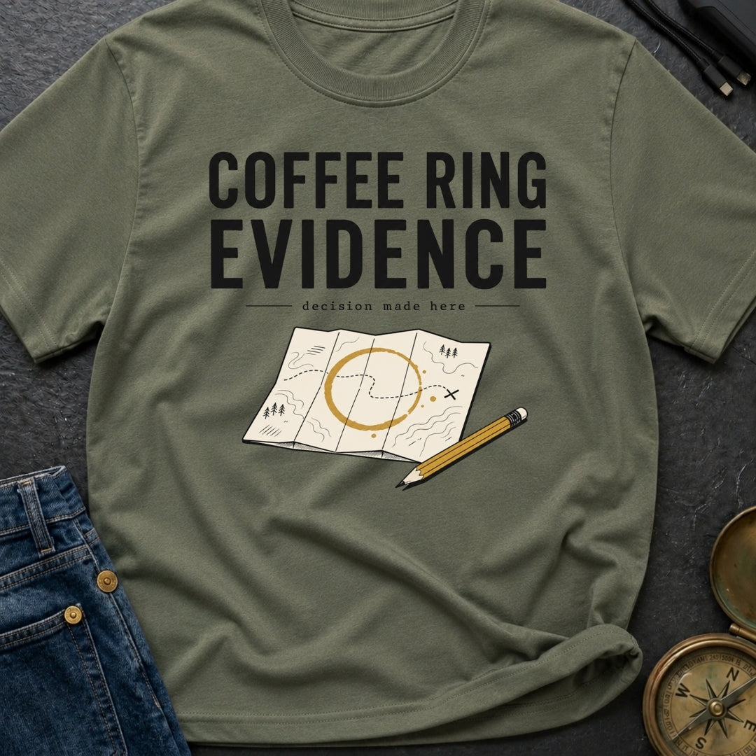 Coffee Ring Evidence - T-Shirt
