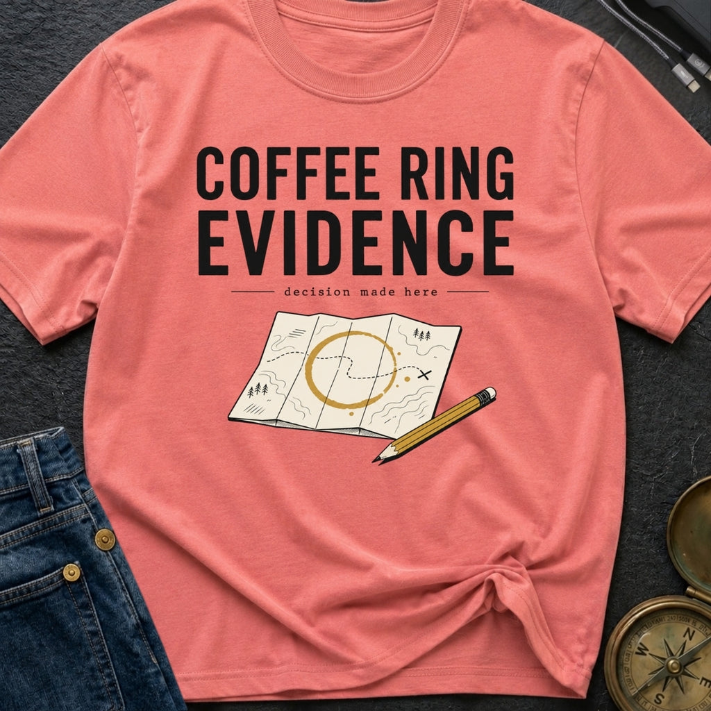 Coffee Ring Evidence - T-Shirt