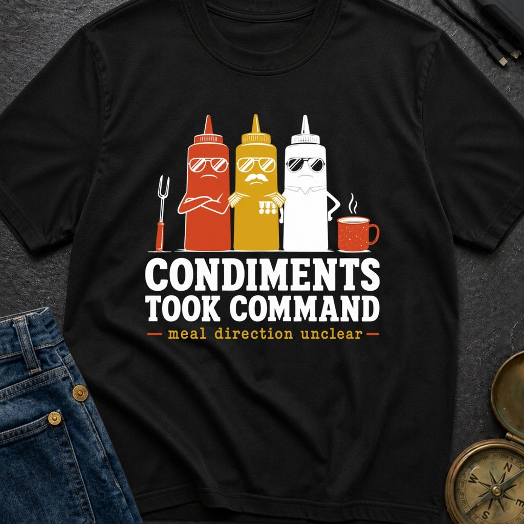 Condiments Took Command - T-Shirt