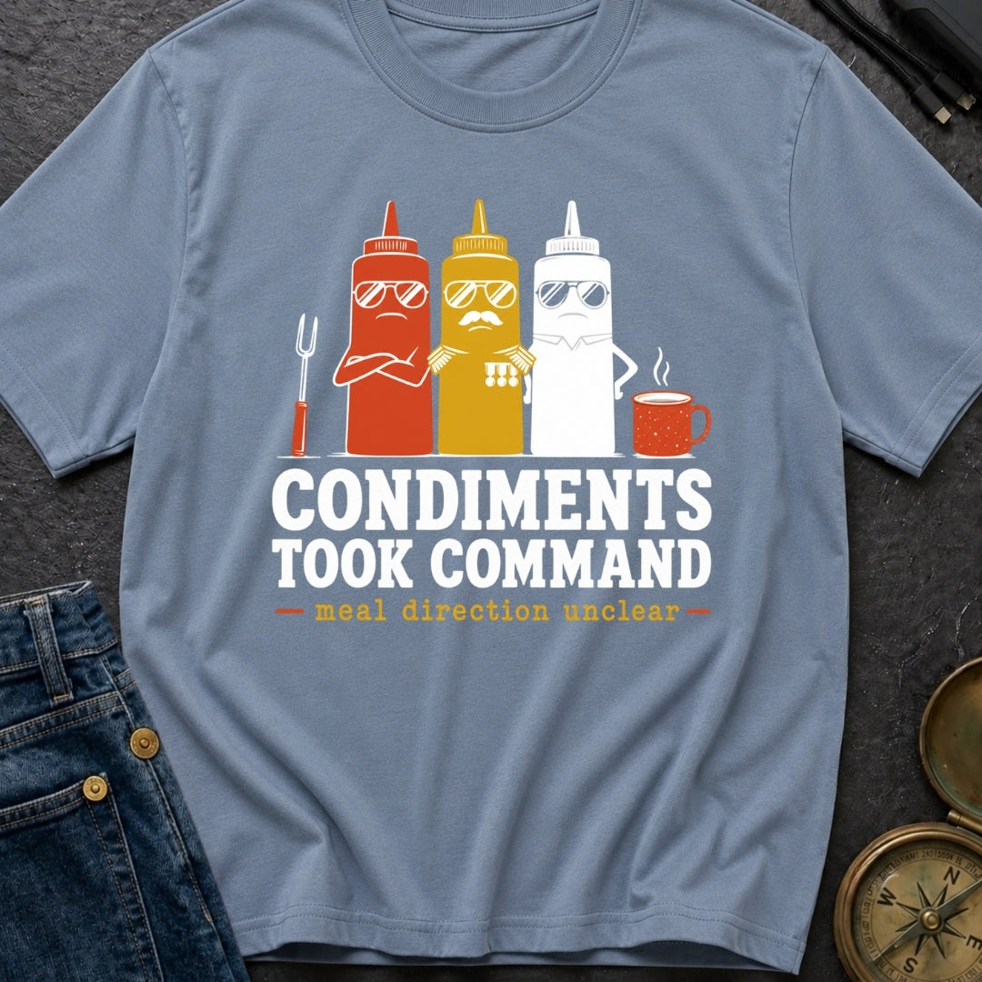 Condiments Took Command - T-Shirt