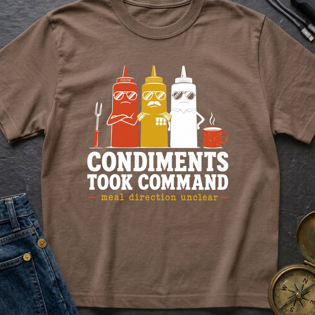 Condiments Took Command - T-Shirt