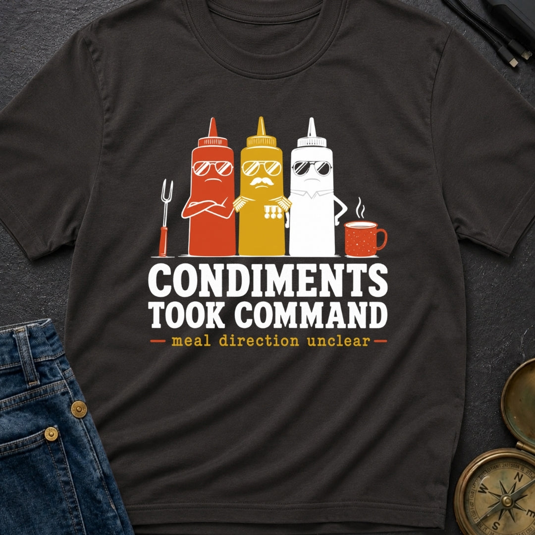 Condiments Took Command - T-Shirt
